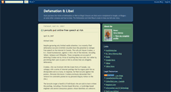 Desktop Screenshot of defamation-libel.blogspot.com