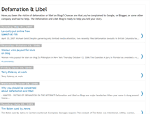Tablet Screenshot of defamation-libel.blogspot.com