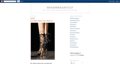 Desktop Screenshot of highheelscult.blogspot.com