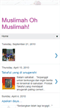 Mobile Screenshot of muslimahohmuslimah.blogspot.com