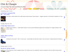 Tablet Screenshot of chicandcheaps.blogspot.com