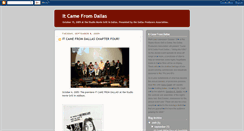 Desktop Screenshot of itcamefromdallas.blogspot.com