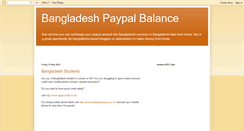 Desktop Screenshot of bangladeshipaypalmoney.blogspot.com