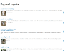 Tablet Screenshot of dog-and-puppies.blogspot.com