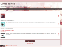 Tablet Screenshot of detras-delvelo.blogspot.com