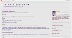 Desktop Screenshot of inknittingnews.blogspot.com