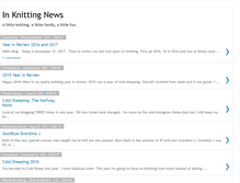 Tablet Screenshot of inknittingnews.blogspot.com