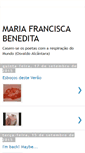 Mobile Screenshot of maria-francisca-benedita.blogspot.com