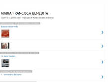 Tablet Screenshot of maria-francisca-benedita.blogspot.com