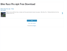Tablet Screenshot of freebikeracepro.blogspot.com