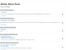 Tablet Screenshot of mostlyaboutmusic.blogspot.com