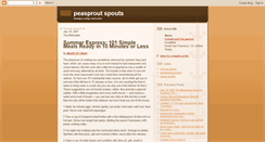 Desktop Screenshot of peasprout.blogspot.com