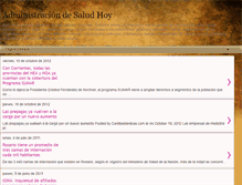 Tablet Screenshot of administraciondesaludhoy.blogspot.com