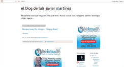 Desktop Screenshot of elblogdeluisjaviermartinez.blogspot.com