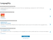 Tablet Screenshot of languagility.blogspot.com