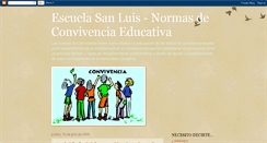 Desktop Screenshot of escsanluis.blogspot.com