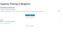 Tablet Screenshot of hyperion-training-bangalore.blogspot.com