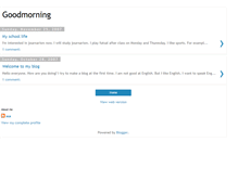 Tablet Screenshot of gmorning.blogspot.com