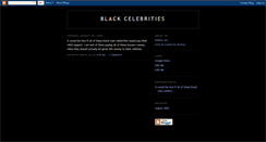 Desktop Screenshot of blackcelebrities.blogspot.com