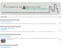 Tablet Screenshot of fotografo-arquitectura.blogspot.com