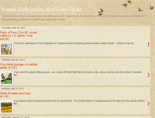 Tablet Screenshot of cherylquist.blogspot.com