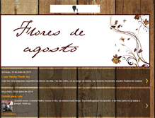 Tablet Screenshot of floresdeagosto.blogspot.com