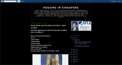 Desktop Screenshot of housingapore.blogspot.com