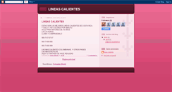 Desktop Screenshot of lineascalientes.blogspot.com