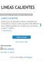 Mobile Screenshot of lineascalientes.blogspot.com