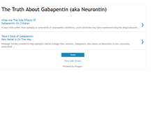 Tablet Screenshot of gabapentinfacts.blogspot.com