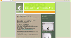 Desktop Screenshot of prenatalyogarichmondva.blogspot.com