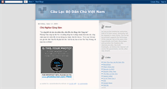 Desktop Screenshot of caulacbodanchuvietnam.blogspot.com