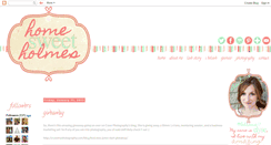 Desktop Screenshot of honeyimholmes.blogspot.com