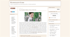 Desktop Screenshot of crafts-textiles-guide.blogspot.com