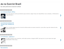 Tablet Screenshot of aonoexorcist-brazil.blogspot.com