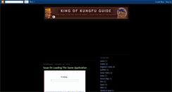 Desktop Screenshot of kingofkungfu.blogspot.com