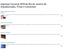 Tablet Screenshot of ingressoscarnaval.blogspot.com