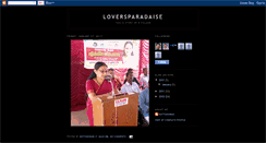 Desktop Screenshot of loversparadaise.blogspot.com