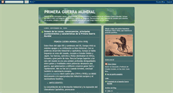 Desktop Screenshot of primeraguerramundial.blogspot.com