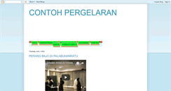 Desktop Screenshot of contohpergelaran.blogspot.com