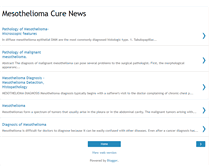 Tablet Screenshot of mesotheliomacurenews2.blogspot.com