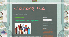 Desktop Screenshot of charmingmie2.blogspot.com