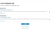 Tablet Screenshot of helpster.blogspot.com