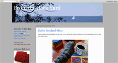 Desktop Screenshot of fromthebackyard.blogspot.com