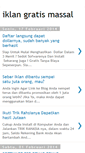 Mobile Screenshot of iklangratismassaloke.blogspot.com