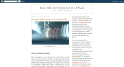 Desktop Screenshot of danielgonzalezduenas.blogspot.com