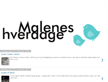 Tablet Screenshot of maleneshverdage.blogspot.com