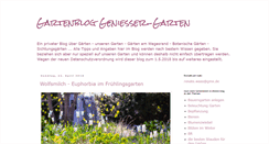 Desktop Screenshot of geniesser-garten.blogspot.com