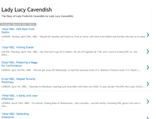 Tablet Screenshot of ladylucycavendish.blogspot.com