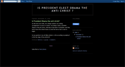Desktop Screenshot of antichristornot.blogspot.com
